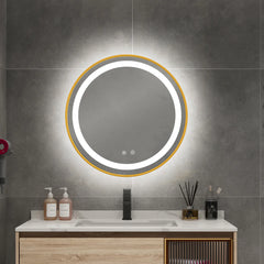 ROUNDY FRAMED FRONT LIGHT LED MIRROR - LMF624F