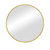 ROUNDY FRAMED BACL LIGHT LED MIRROR - LMF624B