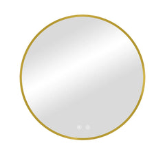 ROUNDY FRAMED BACL LIGHT LED MIRROR - LMF624B