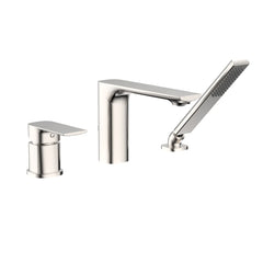 TIMELYSS THREE HOLES DRCKMOUNT BATHTUB FILLER