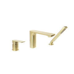 TIMELYSS THREE HOLES DRCKMOUNT BATHTUB FILLER