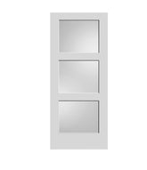 FROSTED GLASS 3 - PANEL DOOR
