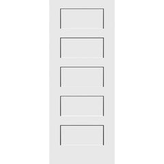 5 panel shaker solid core interior door Barrie classic modern door Tile Genics