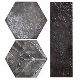 MURANO NERO 9.5x11 HEXAGON