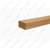 T HS 2 1/2”X1 3/4” FLAT HANDRAIL SOLID RED OAK