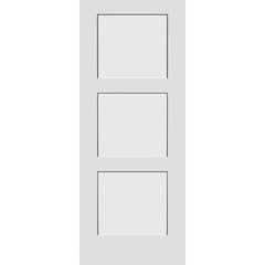 3 panel shaker solid core interior door Barrie durable modern door Tile Genics