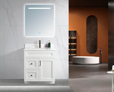 Madrid 30” Freestanding Bathroom Vanity (1 Door/ 2 Left-side Drawers)
