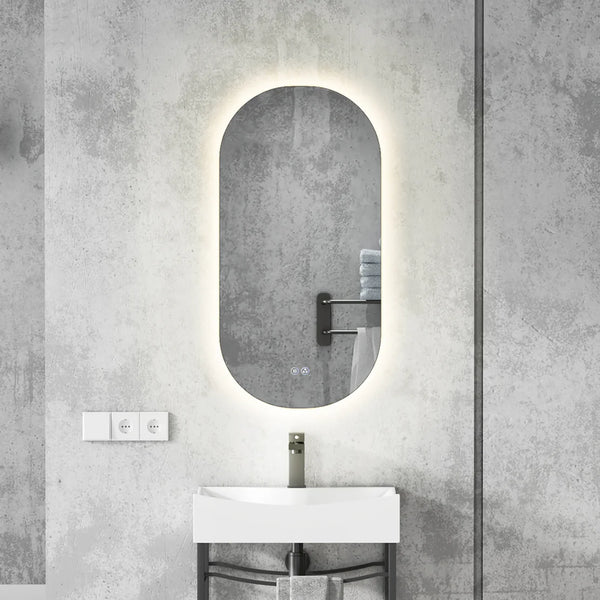 MODERNO RUNWAY STYLE BACKLIT FRAMELESS BATHROOM LED MIRROR - LM824B