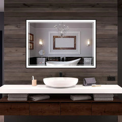 INFINITY SP FRONT-LIT FRAMED BATHROOM LED VANITY MIRROR - LEDBMF217