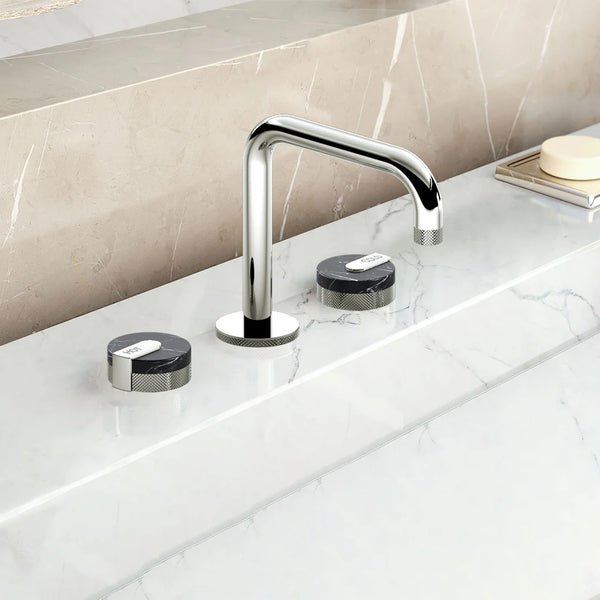 MARMO THREE HOLES WIDESPREAD BATHROOM FAUCET - F13510
