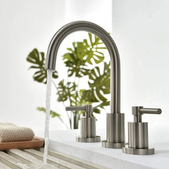 ELEGANTE THREE HOLES WIDESPREAD BATHROOM FAUCET - F13104