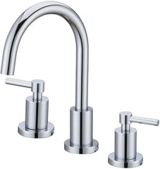 ELEGANTE THREE HOLES WIDESPREAD BATHROOM FAUCET - F13104
