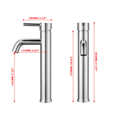 ELEGANTE VESSEL SINK BATHROOM FAUCET - F11T04