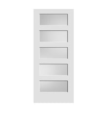 FROSTED GLASS 5 - PANEL DOOR