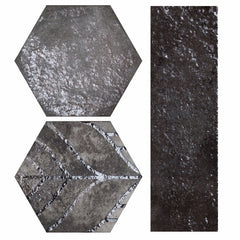 MURANO NERO 9.5x11 HEXAGON