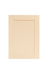 24" SHAKER BATHROOM VANITY WITH QUARTZ COUNTERTOP (LEMON LIGHT MDF)