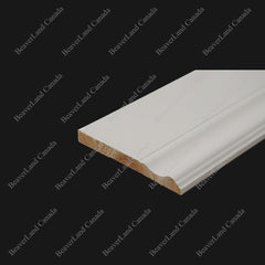 BB101 COLONIAL BASEBOARD PRIMED WHITE PINE WOOD 4”*1/2”