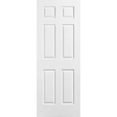 6 panel textured hollow core interior door Barrie classic design lightweight door Tile Genics