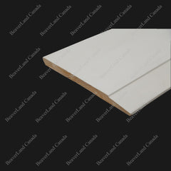 B7-H-WS STEP BEVEL BASEBOARD PRIMED WHITE PINE WOOD 7-1/4”*1/2”