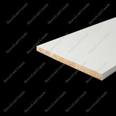 B5WF FLAT BASEBOARD PRIMED WHITE 5-1/4”*1/2”