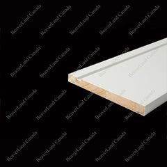 B5WG GROOVE BASEBOARD PRIMED WHITE PINE WOOD 5”*1/2”