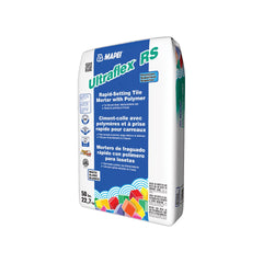 MAPEI - ULTRAFLEX RS PREMIUM RAPID-SETTING TILE MORTAR WITH POLYMER, WHITE - 50
