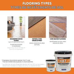 ROBERTS - WOOD FLOORING ADHESIVE 1487 - 3.79 L