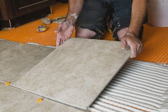 SCHLUTER - DITRA UNCOUPLING AND WATERPROOFING MEMBRANE - 3' 3" X 45' 9" X 1/8" (ROLL OF 150 SQFT)