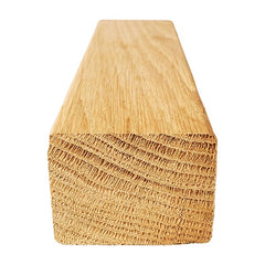 HS A 1 3/4”X1 3/4” FLAT HANDRAIL SOLID RED OAK